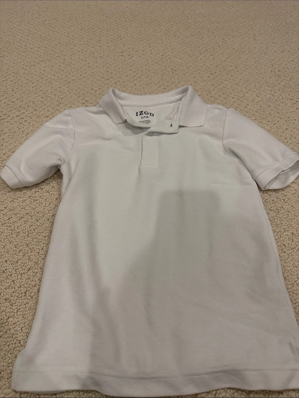 Izod White Kids Polo Shirt